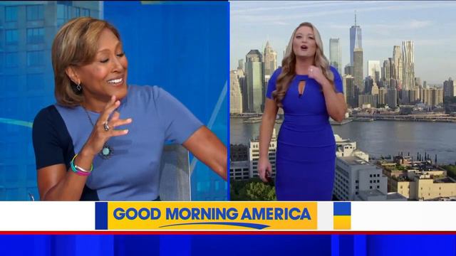 Robin Roberts welcomes new BFF Dani Beckstrom смотреть онлайн