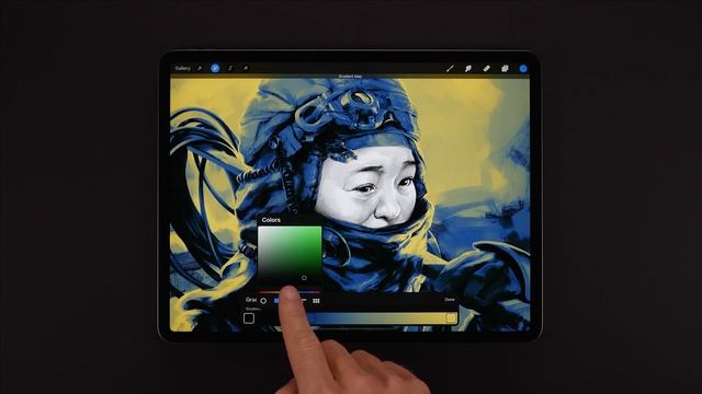 How to use Gradient Maps in Procreate смотреть онлайн