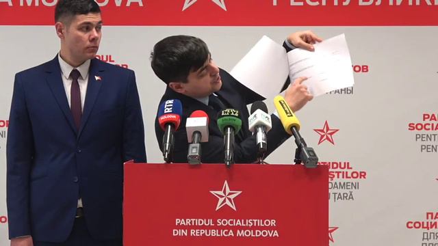 Conferința de presă susținută de Partidul Socialiștilor din Republica Moldova cu tema „Despre proce смотреть онлайн