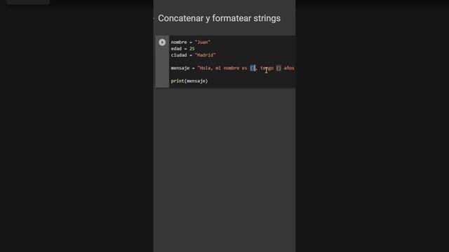 Domina Python: Tutorial de Concatenación y Formateo de Strings con la Función format() смотреть онлайн