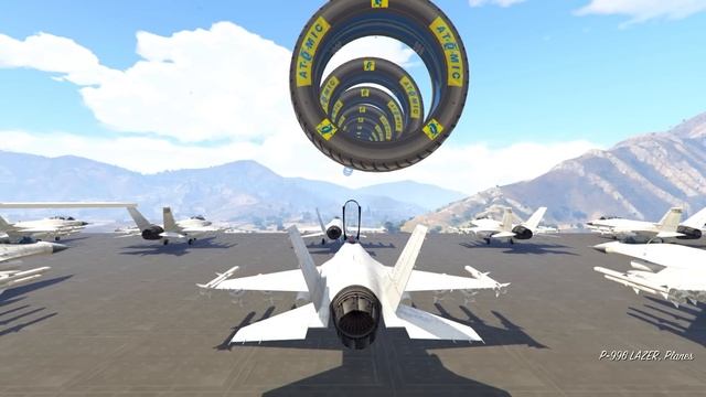GTA V Epic New Stunt Race For Car Racing Challenge by Cars, Boats, Jets and Motorcycle смотреть онлайн