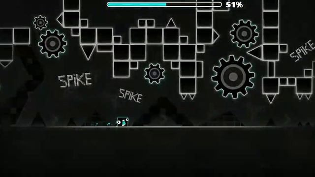 The easiest level in the world! Geometry Dash. Самый лёгкий уровень в мире! The spike is over there смотреть онлайн