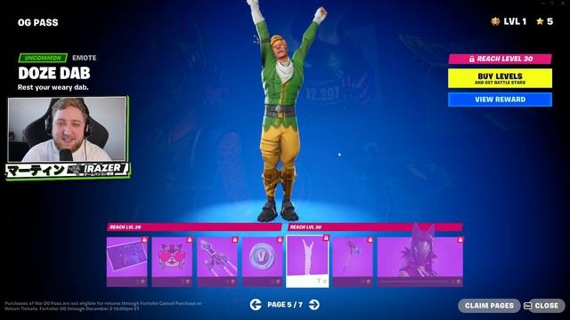 Fortnite OG Battle Pass Reaction! смотреть онлайн