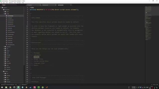 7. Setting Autoload, Database, Routes - Tutorial Dasar-Dasar Codeigniter смотреть онлайн