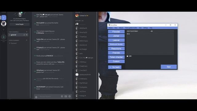 Discord Raid Bot// Token Logger// How To Steal A Discord Account// Read Desc