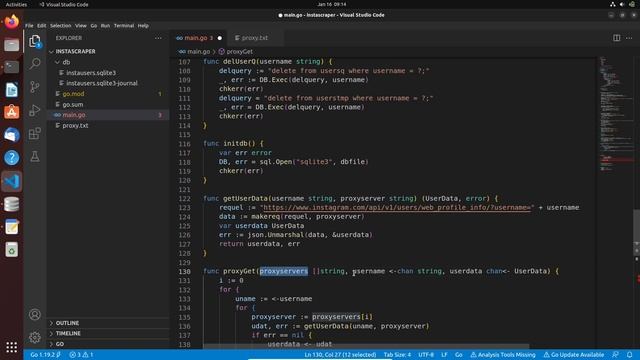Scraping Instagram with GO and Multiple Proxy Servers (Pt 2) смотреть онлайн