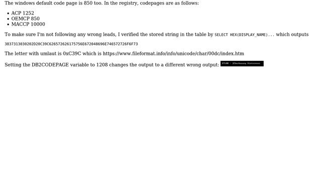 Databases: DB2 on Windows: Fix encoding in db2cmd and for JDBC (2 Solutions!!) смотреть онлайн