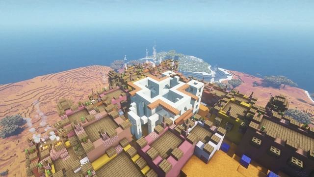 Minecraft: Building A Mesa Hill Village + Castle! смотреть онлайн