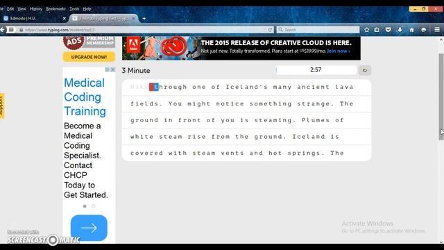 Creating Typing Account/Typing Test/Lessons смотреть онлайн
