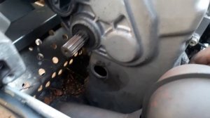 Натяжка цепи на Ямахе викинг 540