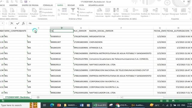 COMO ARREGLAR TUS FACTURAS DEL SRI DE COMPRAS TXT EN EXCEL смотреть онлайн