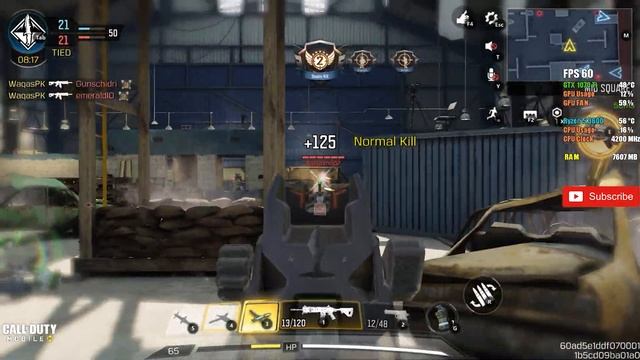 Call of Duty Mobile Gameloop on Ryzen 5 3600 + Nvidia GTX 1070 Ti смотреть онлайн