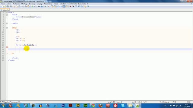 Boucle while et for - Formation PHP MySQL #3 смотреть онлайн
