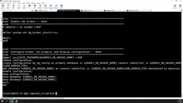 Oracle Database 21c with DataGuard on Oracle Linux 8 смотреть онлайн