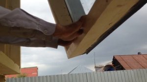 Открывающееся окно своими руками SCHUCO и  деревянная рама.