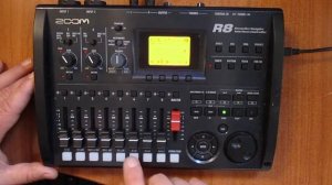ZOOM R8 as Drum Machine.
