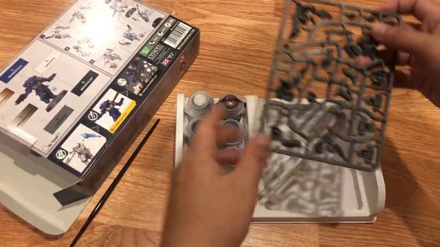 Warhammer 40k Assault Intercessors + Paints Set Unboxing смотреть онлайн