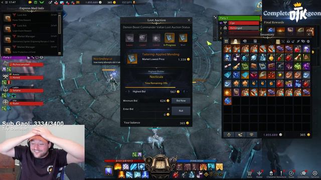 Asmongold breaks Richwcampbell's bank. 140000 BID in Lost Ark Highlights смотреть онлайн