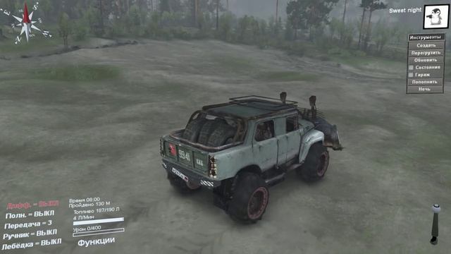 [Spintires] Обзор мода ЗиЛ Mongo смотреть онлайн