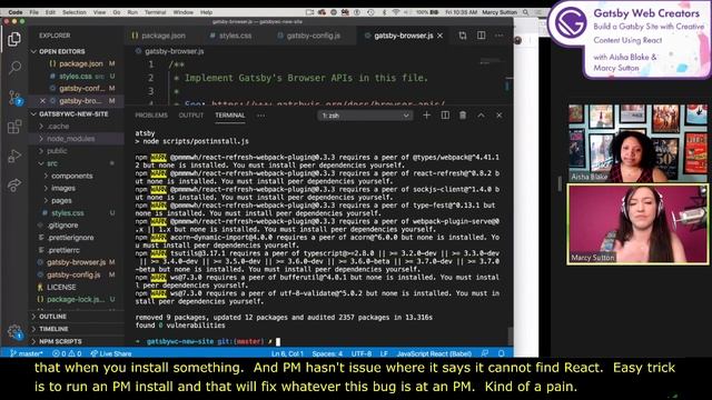 Livestream | Gatsby Web Creators - Build a Gatsby Site with Creative Content Using React смотреть онлайн