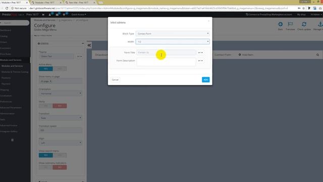 Prestashop Mega Menu - How to add "Contact Form" to Mega Menu смотреть онлайн