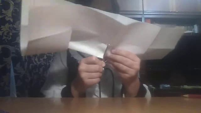 Как зделать блокнот с помощью листа и ножниц. смотреть онлайн