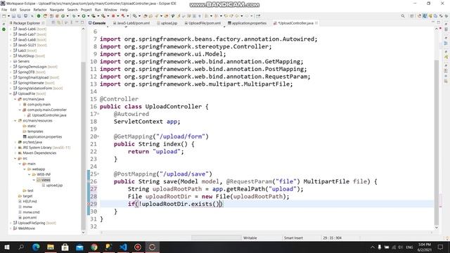 Hướng dẫn upload file trong Java Spring Boot смотреть онлайн