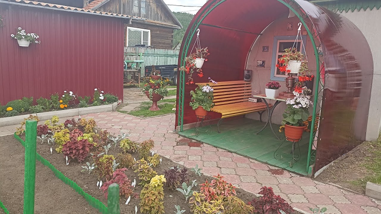 Обновляем беседку для отдыха. смотреть онлайн