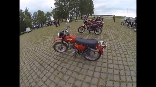 Поездка на мотоцикле JAWA в Беларусь смотреть онлайн