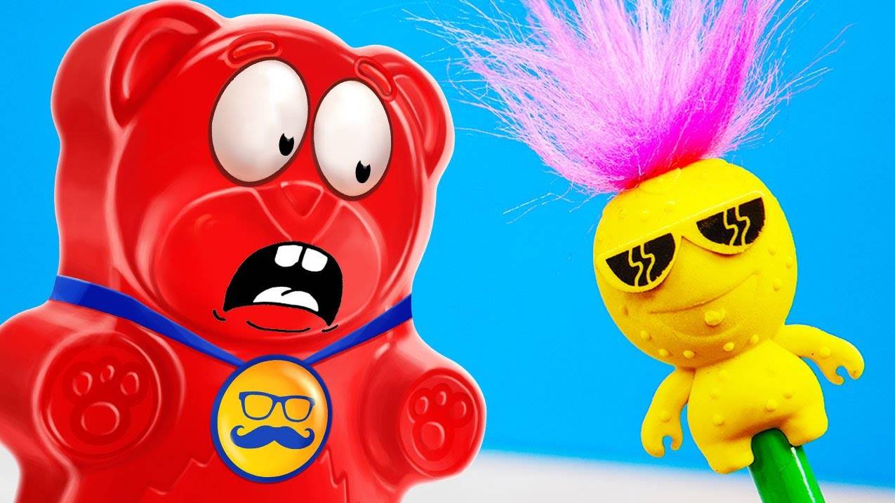 33 антистресса для школы от желейного медведя Валеры смотреть онлайн