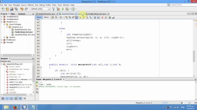 Merge Sort Parallel & Sequencial using Java смотреть онлайн