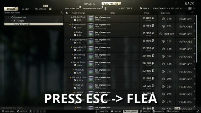 How to Refresh Flea Market Faster - PSA for New Players - Escape From Tarkov смотреть онлайн