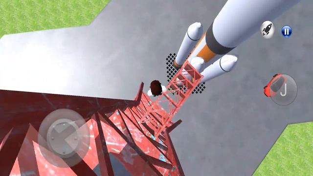 Separation of the first stage of the space rocket смотреть онлайн