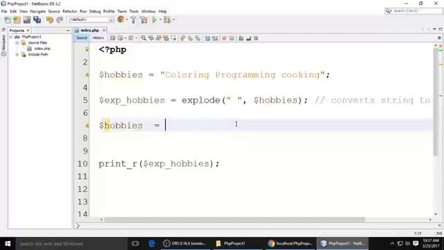 PHP TUtorial | Implode & Explode смотреть онлайн