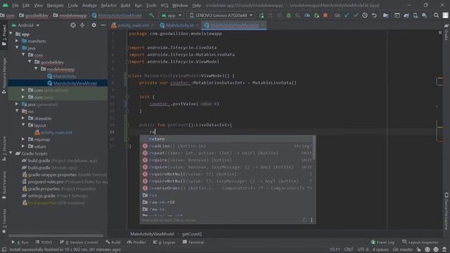 How to use ViewModel, live data and data binding (MVVM) — android tutorial using kotlin смотреть онлайн