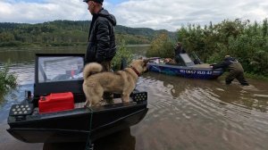 4 лодки ПНД - Выезд на горную реку