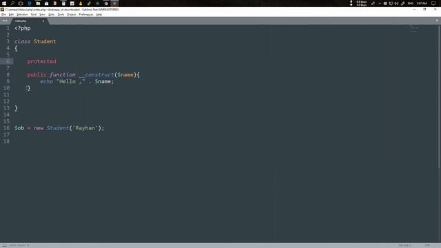 Bangla Object Oriented PHP Part-07 (Magic method __construct ) class constructor смотреть онлайн