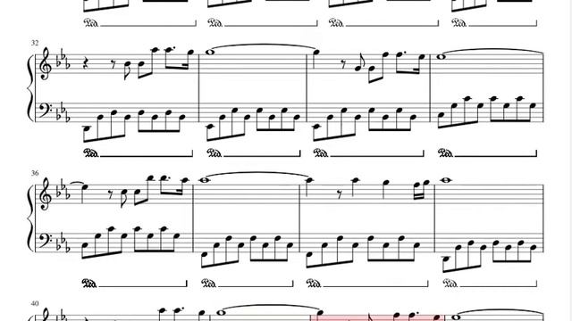 ABBA The Winner Takes It All Piano Sheet Tutorial | АББА Победитель забирает все ноты пианино