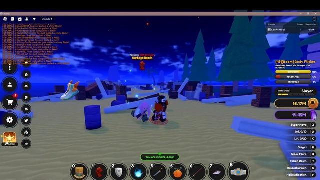 Battle pass showcase...Anime Fighting Simulator X (Roblox) смотреть онлайн