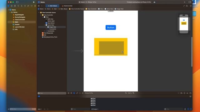 Работа со Storyboard в Swift смотреть онлайн