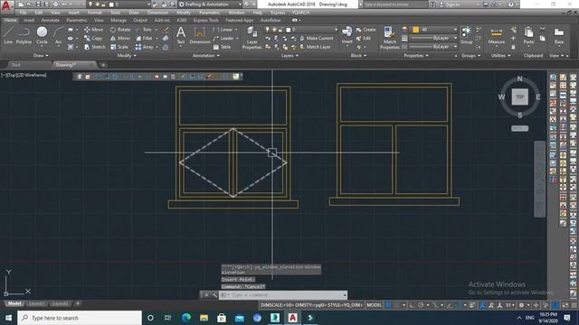 YQarch for making window in Auto cad urdu&hindi | yqarch doors | how to draw windows by yqarch смотреть онлайн