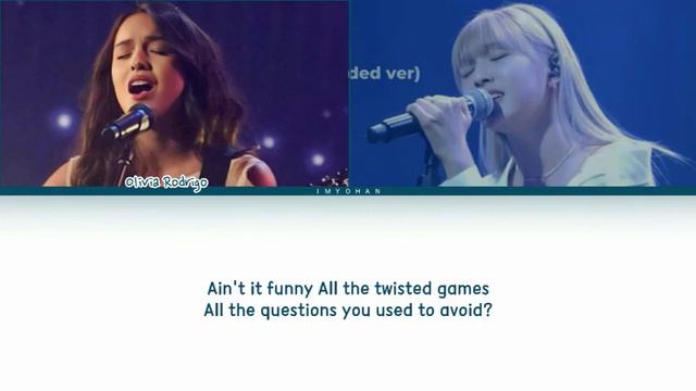 Olivia Rodrigo X Chiquita (Baby Monster) - Traitor Lyrics смотреть онлайн