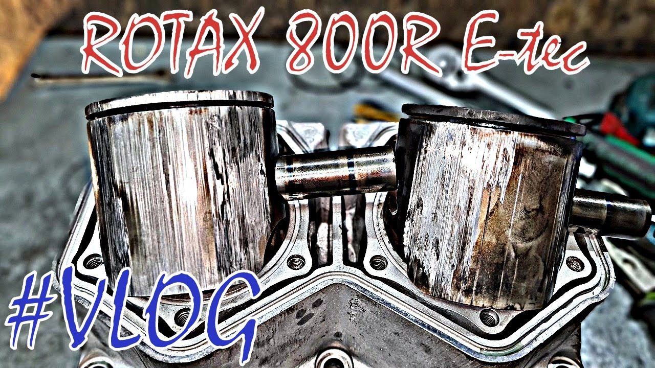 ROTAX 800R E-tec - как не стоит обкатывать мотор_Двигатель Снегоход БУРАН в ЯНАО п.Харп