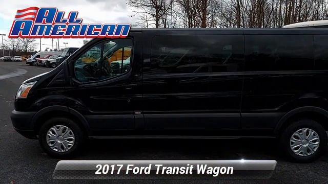 Certified 2017 Ford Transit Wagon T-350 148" Low Roof XLT Sliding RH Dr, Old Bridge, NJ US2221 смотреть онлайн