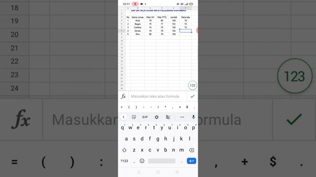 Tutorial membuat Tabel Microsoft Excel menggunakan Google Spreadsheet di HP Android смотреть онлайн