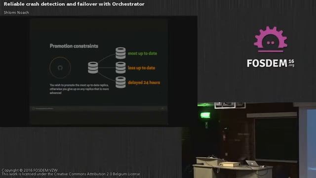 FOSDEM 2016 - H1308 - Reliable Crash Detection And Failover With Orchestrator смотреть онлайн