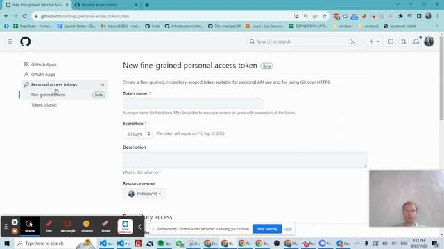 Using GitHub fine-grained personal access token in an organization смотреть онлайн