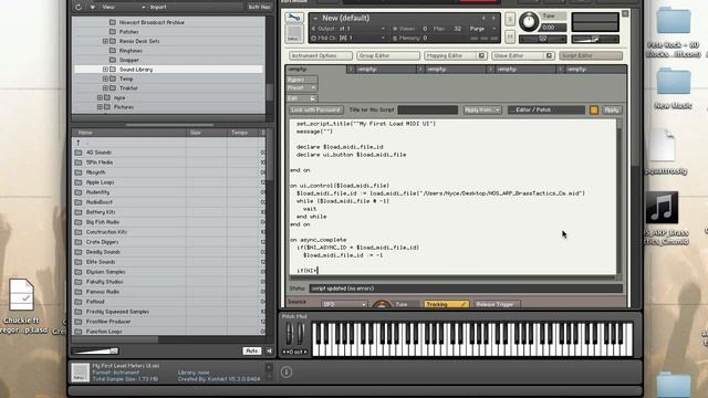 NI Kontakt - Callbacks (Scripting). Load a MIDI File in Kontakt - How To Tutorial смотреть онлайн