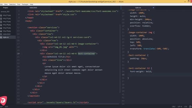 Bootstrap Services Widget - Full responsive animated bootstrap widget смотреть онлайн