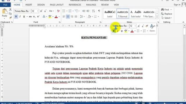Cara Membuat Daftar Isi Otomatis di Ms. Word 2013 - Setetes Ilmu смотреть онлайн